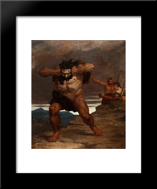Cain Degraded (Remorse) 20x24 Black Modern Wood Framed Art Print Poster by Scott, David