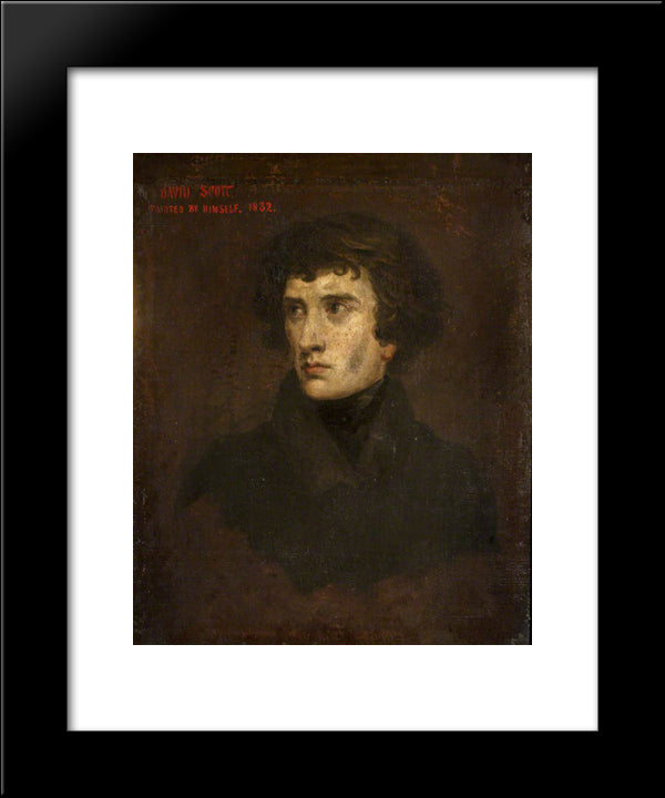 David Scott 20x24 Black Modern Wood Framed Art Print Poster by Scott, David
