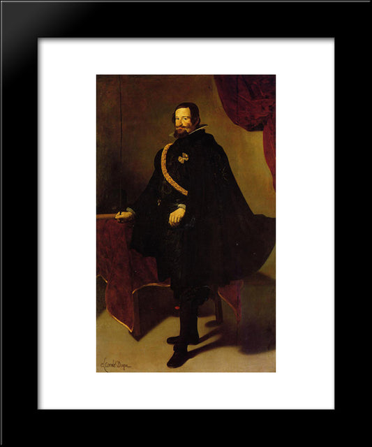 Don Gaspde Guzman, Count Of Olivares And Duke Of San Lucla Mayor 20x24 Black Modern Wood Framed Art Print Poster by Velazquez, Diego