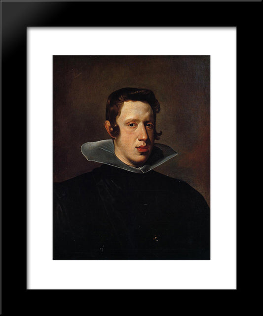 Philip Iv 20x24 Black Modern Wood Framed Art Print Poster by Velazquez, Diego