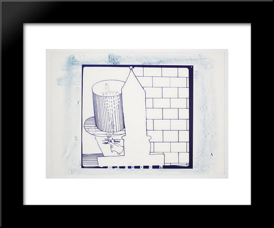 Malego By The Sea 20x24 Black Modern Wood Framed Art Print Poster by Roth, Dieter