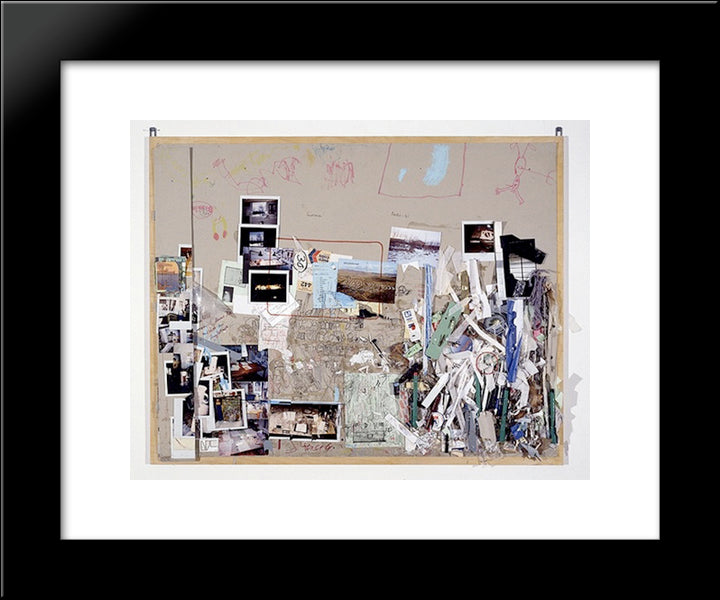 Tischmatte, Bali - Mosfellssveit 20x24 Black Modern Wood Framed Art Print Poster by Roth, Dieter