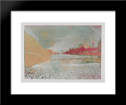 View Of The Emme 20x24 Black Modern Wood Framed Art Print Poster by Roth, Dieter