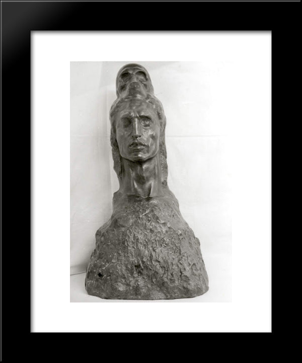 God Of War 20x24 Black Modern Wood Framed Art Print Poster by Paciurea, Dimitrie