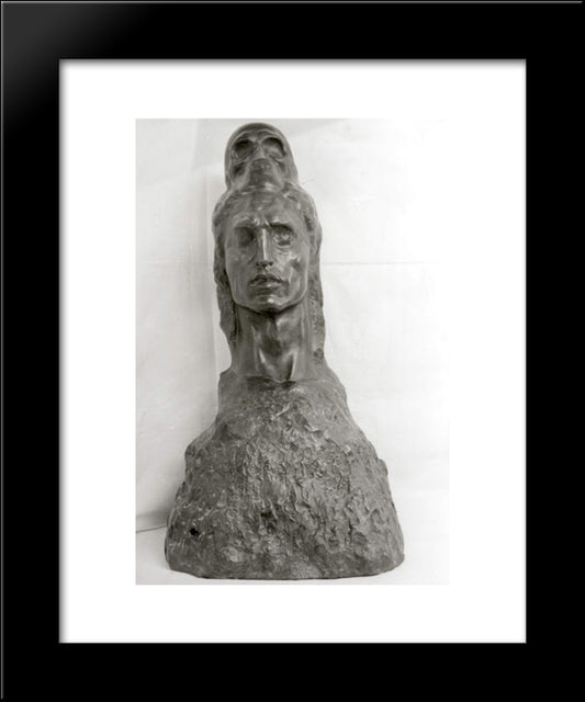 God Of War 20x24 Black Modern Wood Framed Art Print Poster by Paciurea, Dimitrie