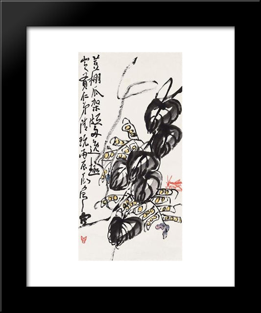 Idyllic Tranquility 20x24 Black Modern Wood Framed Art Print Poster by Yanyong, Ding