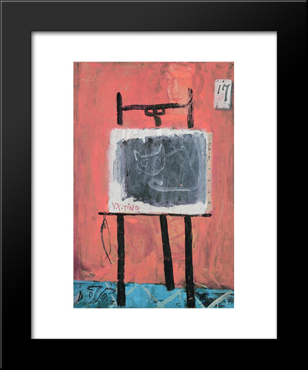 Unknown Title 20x24 Black Modern Wood Framed Art Print Poster by Yanyong, Ding