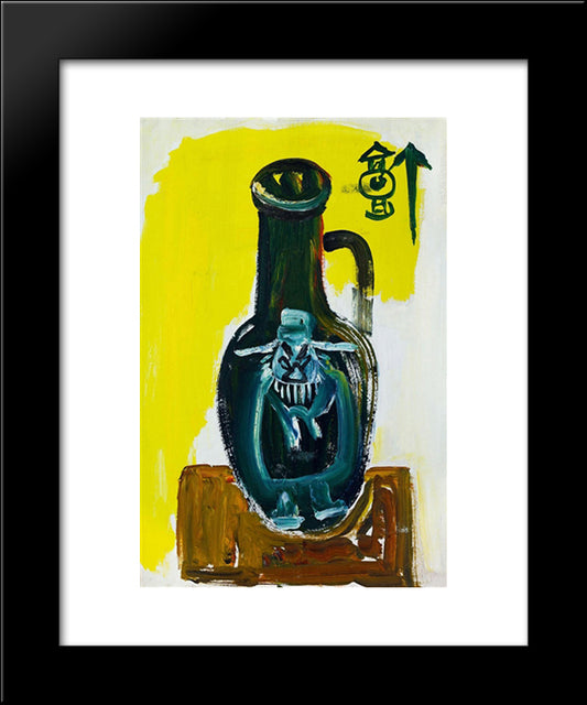 Vase With Chung Kuel 20x24 Black Modern Wood Framed Art Print Poster by Yanyong, Ding