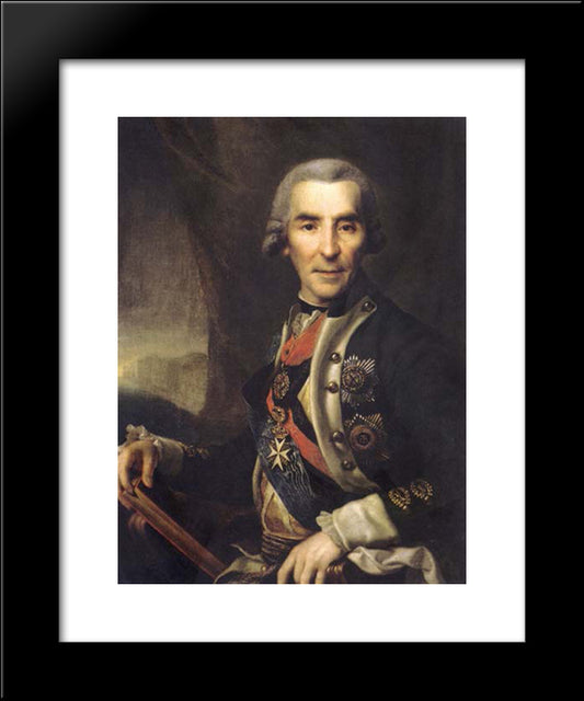 Ivan Golenishcev-Kutuzov 20x24 Black Modern Wood Framed Art Print Poster by Levitzky, Dmitry