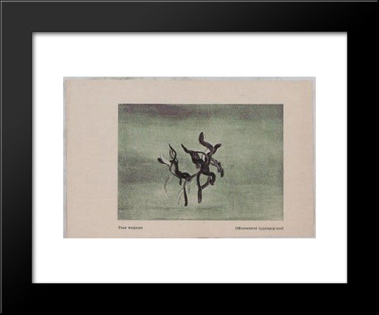 Forever (Hypnagogic Movement) 20x24 Black Modern Wood Framed Art Print Poster by Trost, Dolfi