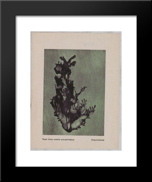 Trace Of A Non - Periodical Comet (Vaporization) 20x24 Black Modern Wood Framed Art Print Poster by Trost, Dolfi