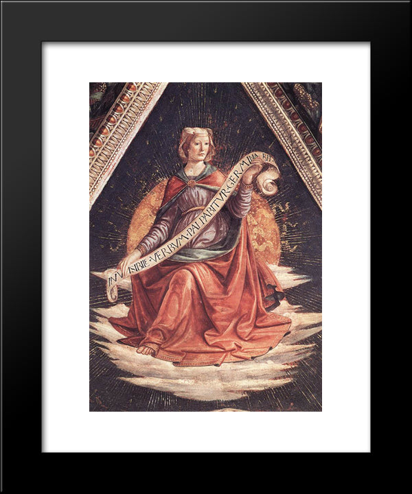 A Sibyl 20x24 Black Modern Wood Framed Art Print Poster by Ghirlandaio, Domenico
