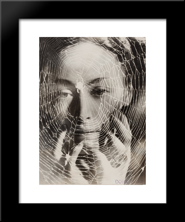 The Years Lie In Wait For You 20x24 Black Modern Wood Framed Art Print Poster by Maar, Dora