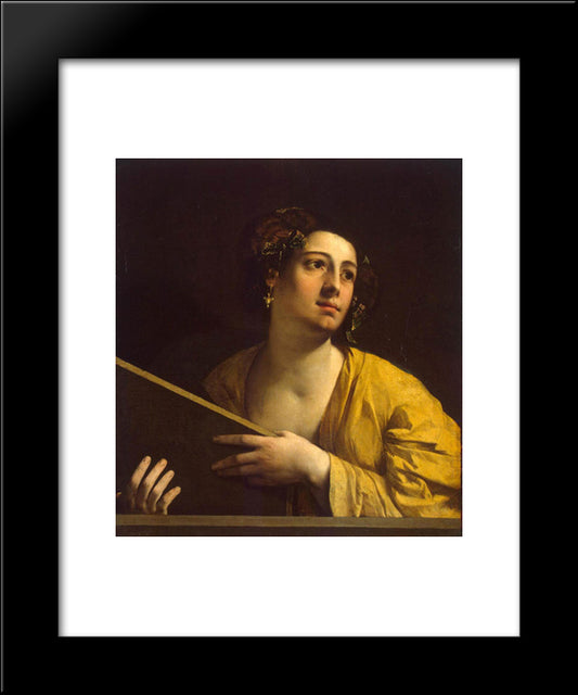 Sibyl 20x24 Black Modern Wood Framed Art Print Poster by Dosso Dossi