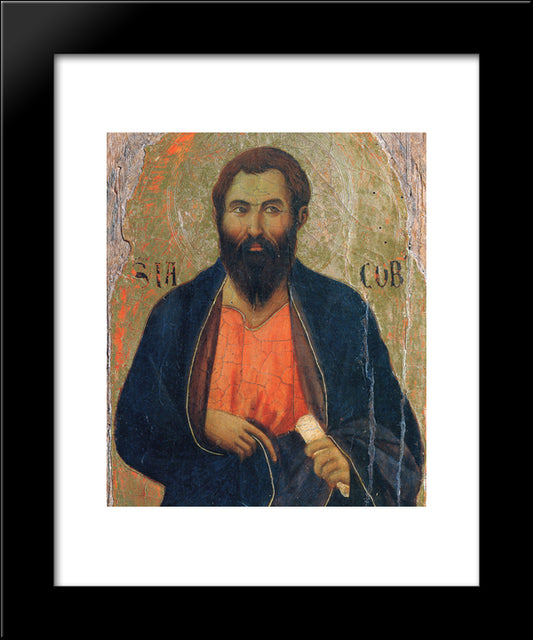 Apostle Jacob 20x24 Black Modern Wood Framed Art Print Poster by Duccio