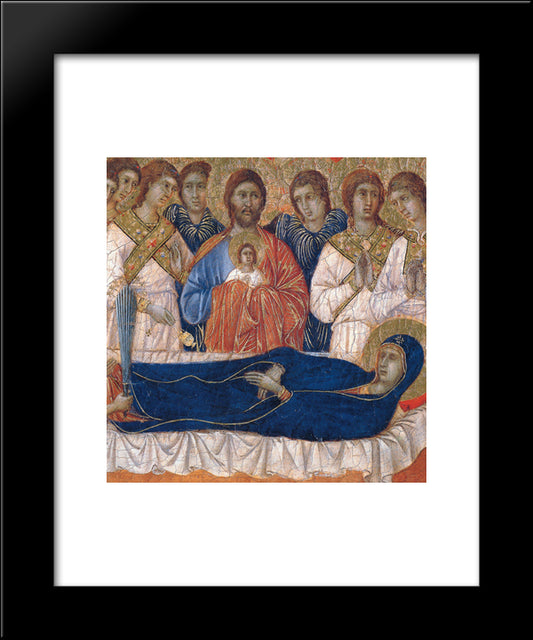 Assumption (Fragment) 20x24 Black Modern Wood Framed Art Print Poster by Duccio