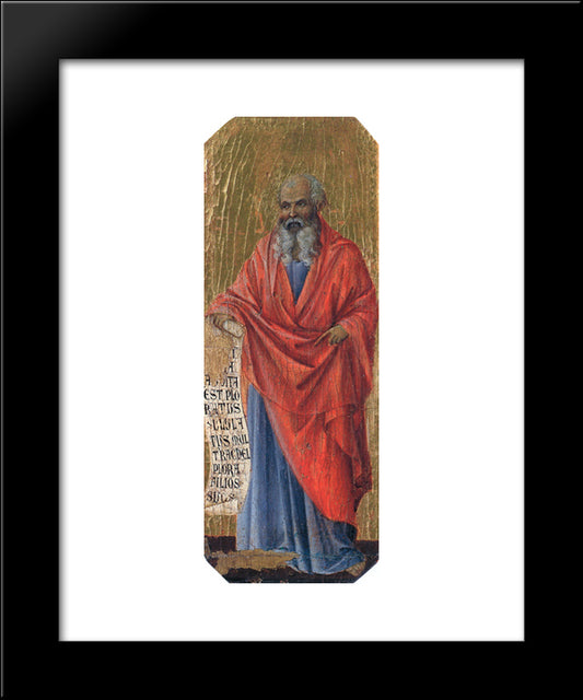 Prophets. Jeremiah 20x24 Black Modern Wood Framed Art Print Poster by Duccio