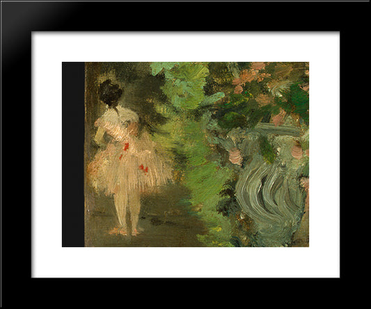 Dancers Backstage (Detail) 20x24 Black Modern Wood Framed Art Print Poster by Degas, Edgar