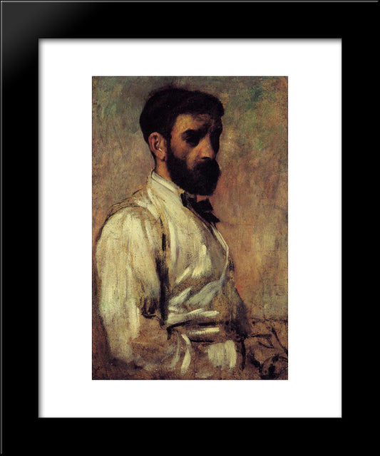 Leon Bonnat 20x24 Black Modern Wood Framed Art Print Poster by Degas, Edgar