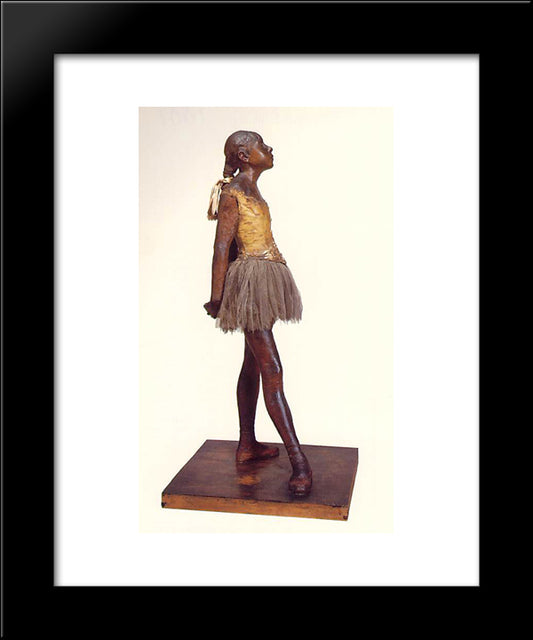 Little Dancer, Fourteen Year Old 20x24 Black Modern Wood Framed Art Print Poster by Degas, Edgar