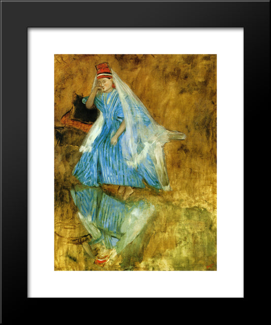 Mademoiselle Fiocre In The Ballet 20x24 Black Modern Wood Framed Art Print Poster by Degas, Edgar
