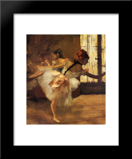 Repetition Of The Dance (Detail) 20x24 Black Modern Wood Framed Art Print Poster by Degas, Edgar