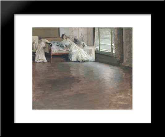 Across The Room 20x24 Black Modern Wood Framed Art Print Poster by Tarbell, Edmund Charles