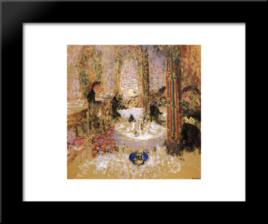 Home Maxime 20x24 Black Modern Wood Framed Art Print Poster by Vuillard, Edouard