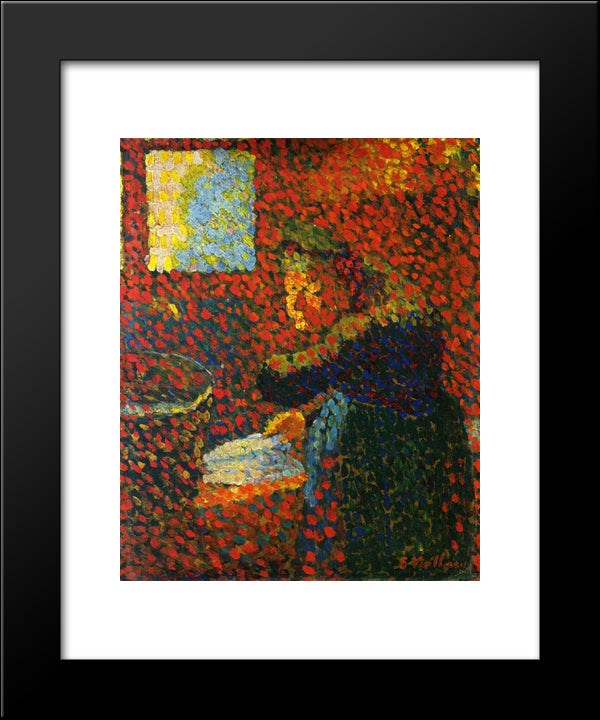 My Grandmother 20x24 Black Modern Wood Framed Art Print Poster by Vuillard, Edouard