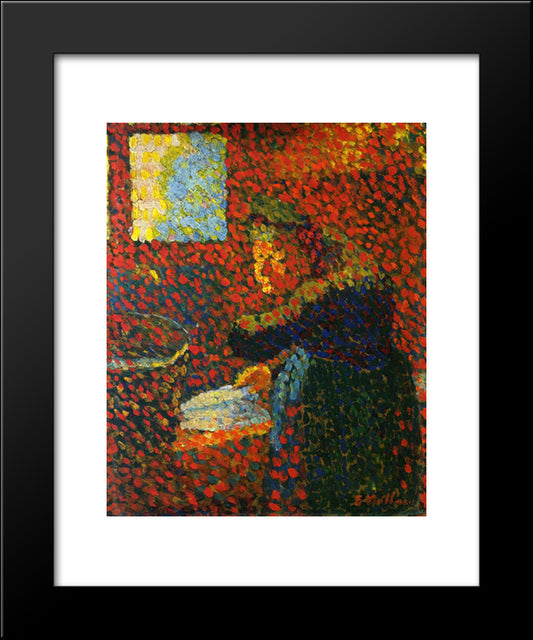 My Grandmother 20x24 Black Modern Wood Framed Art Print Poster by Vuillard, Edouard