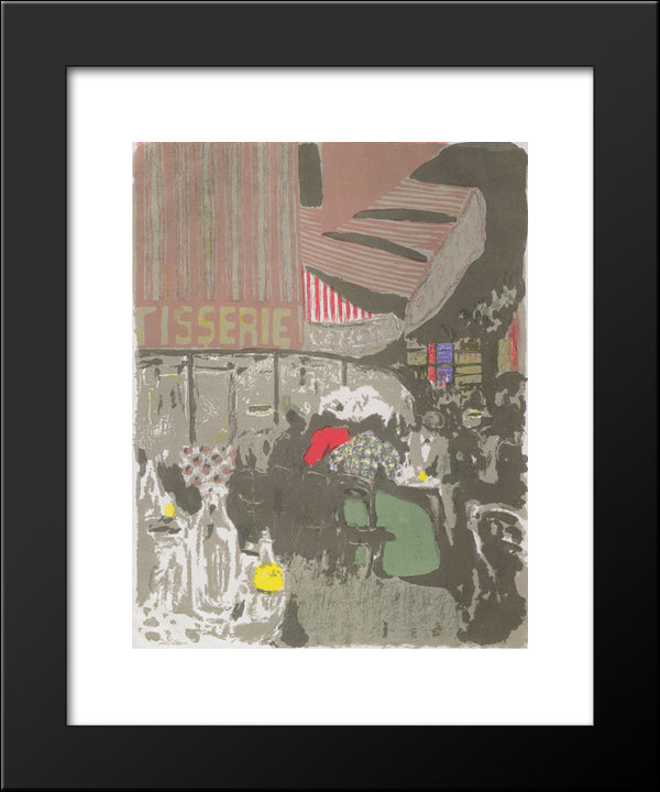 The Cake Shop 20x24 Black Modern Wood Framed Art Print Poster by Vuillard, Edouard