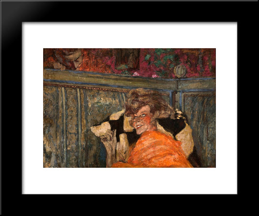 Yvonne Printemps And Sacha Guitry 20x24 Black Modern Wood Framed Art Print Poster by Vuillard, Edouard