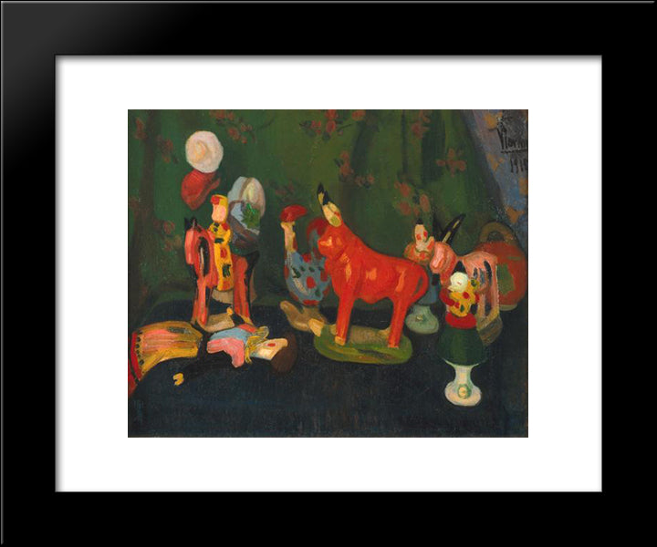 Louca De Barcelos 20x24 Black Modern Wood Framed Art Print Poster by Viana, Eduardo