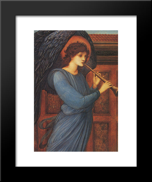 Angel 20x24 Black Modern Wood Framed Art Print Poster by Burne Jones, Edward