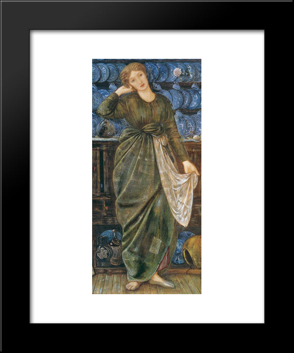 Cinderella 20x24 Black Modern Wood Framed Art Print Poster by Burne Jones, Edward