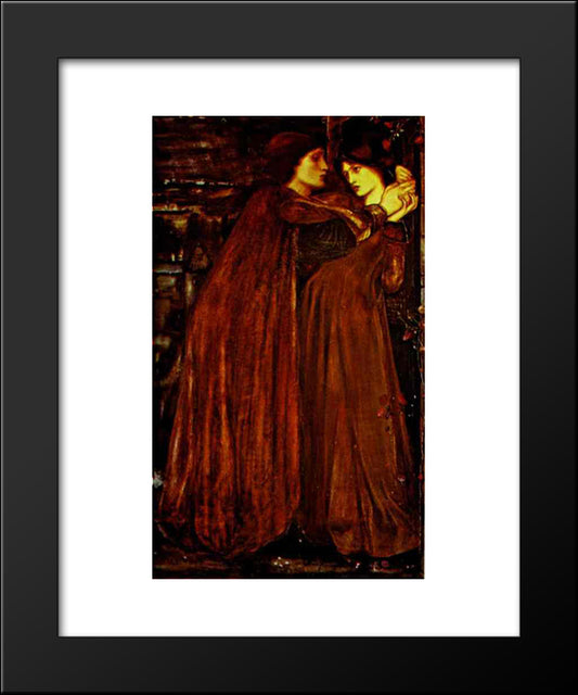 Clerk Saunders 20x24 Black Modern Wood Framed Art Print Poster by Burne Jones, Edward