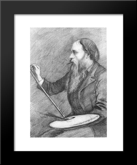 George Howard 20x24 Black Modern Wood Framed Art Print Poster by Burne Jones, Edward