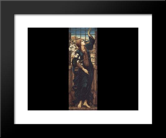 Hope 20x24 Black Modern Wood Framed Art Print Poster by Burne Jones, Edward