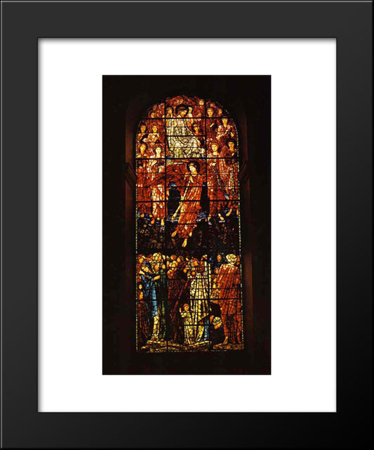 Last Judgement 20x24 Black Modern Wood Framed Art Print Poster by Burne Jones, Edward