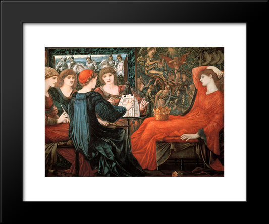 Laus Veneris 20x24 Black Modern Wood Framed Art Print Poster by Burne Jones, Edward