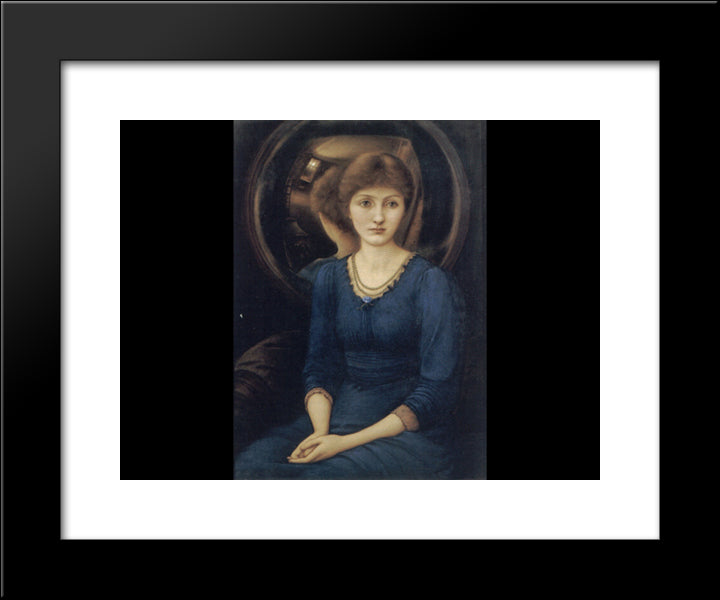 Margaret Burne Jones 20x24 Black Modern Wood Framed Art Print Poster by Burne Jones, Edward