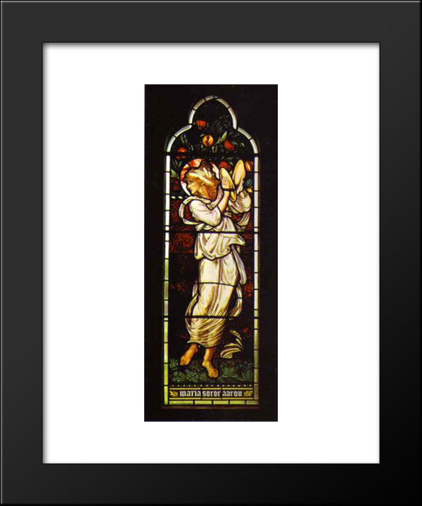 Miriam 20x24 Black Modern Wood Framed Art Print Poster by Burne Jones, Edward