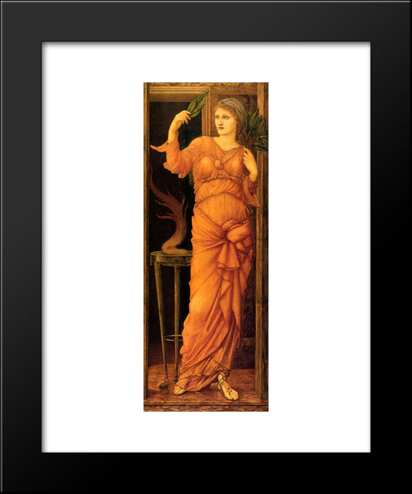 Sibylla Delphica 20x24 Black Modern Wood Framed Art Print Poster by Burne Jones, Edward