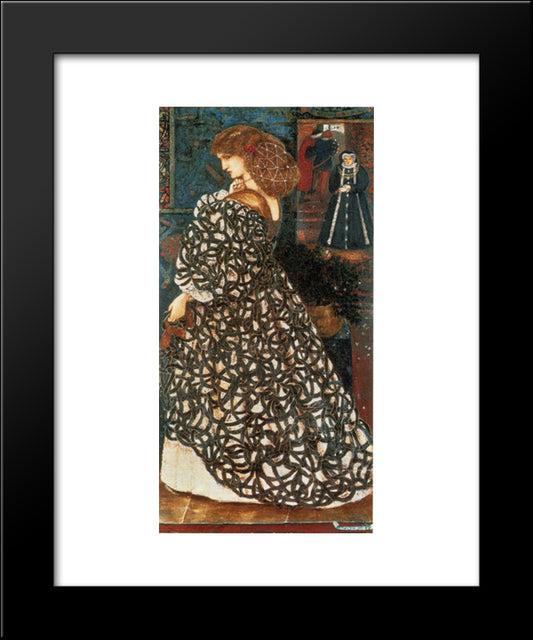 Sidonia Von Bork 20x24 Black Modern Wood Framed Art Print Poster by Burne Jones, Edward