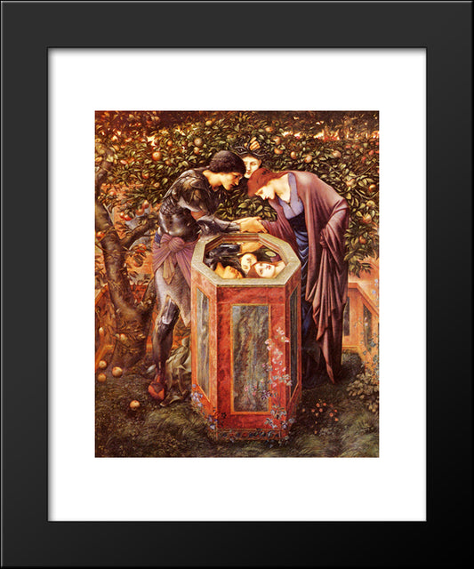 The Baleful Head 20x24 Black Modern Wood Framed Art Print Poster by Burne Jones, Edward