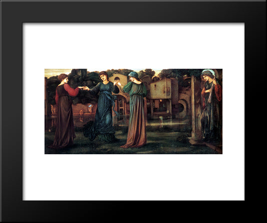 The Mill 20x24 Black Modern Wood Framed Art Print Poster by Burne Jones, Edward