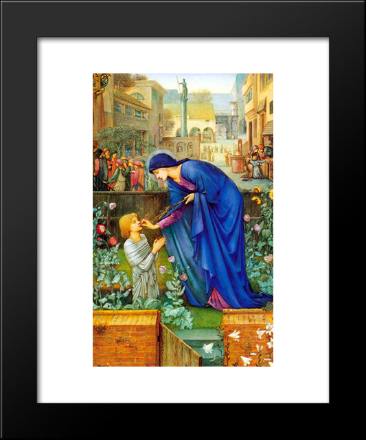 The Prioress'Stale 20x24 Black Modern Wood Framed Art Print Poster by Burne Jones, Edward