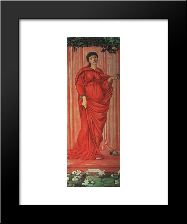 The Seasons, Autumn 20x24 Black Modern Wood Framed Art Print Poster by Burne Jones, Edward