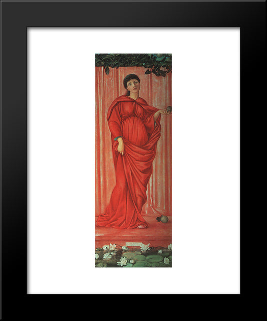 The Seasons, Autumn 20x24 Black Modern Wood Framed Art Print Poster by Burne Jones, Edward