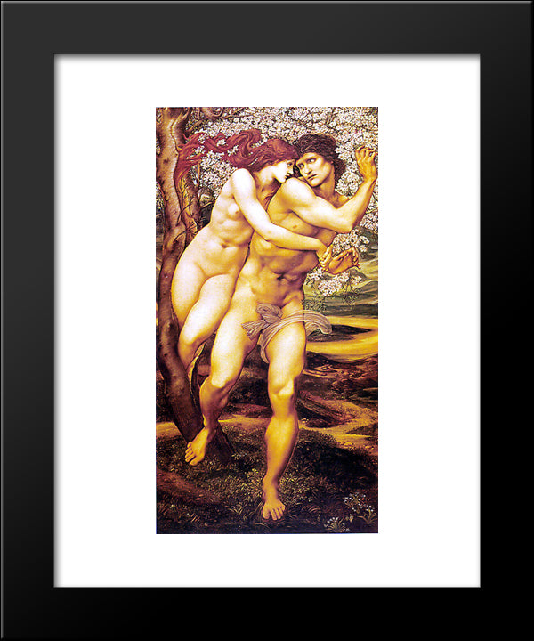 Tree Of Forgiveness 20x24 Black Modern Wood Framed Art Print Poster by Burne Jones, Edward